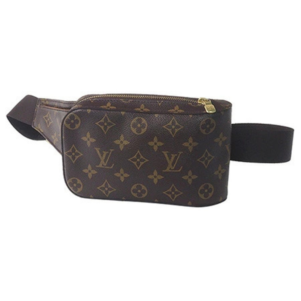 Louis Vuitton Monogram Geronimos Bag Crossbody Bag Canvas Black Brown